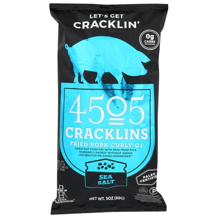 4505 Cracklins Sea Salt, 3 Oz.