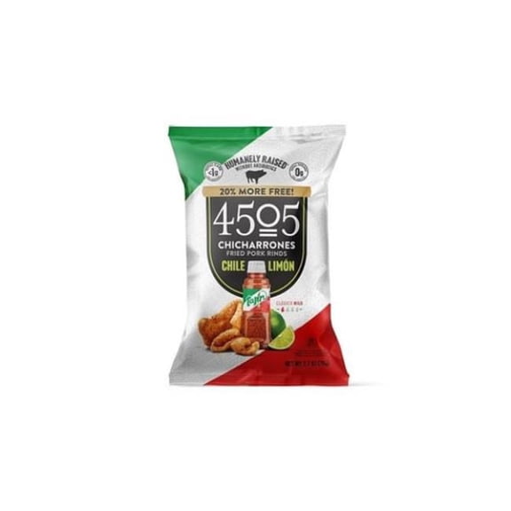 4505 Meats 2415112 2.7 oz Tajin Chile Limon Chicharrons - Case of 12