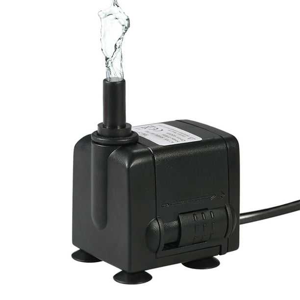 450L/H 6W Submersible Water Pump for Aquarium Tabletop Fountains Pond Water Gardens and Hydroponic Systems with 2 Nozzles AC110V 450L/H 6W Submersible Water Pump for Aquarium Tabletop Fountains Pond Water Gardens and Hydroponic Systems with 2 Nozzles AC110V