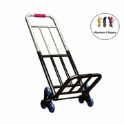450LBS Capacity Heavy Duty Garden Folding Trolley with Step Crawler Wheels, Stair Climbing Dolly Cart for Warehouse, Shopping
