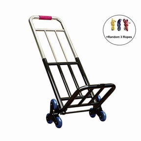 450LBS Capacity Heavy Duty Garden Folding Trolley with Step Crawler Wheels, Stair Climbing Dolly Cart for Warehouse, Shopping