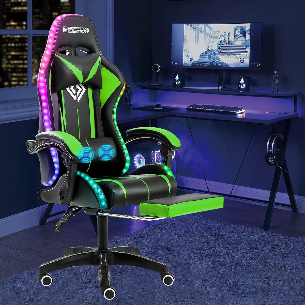 Gaming massage store chair walmart