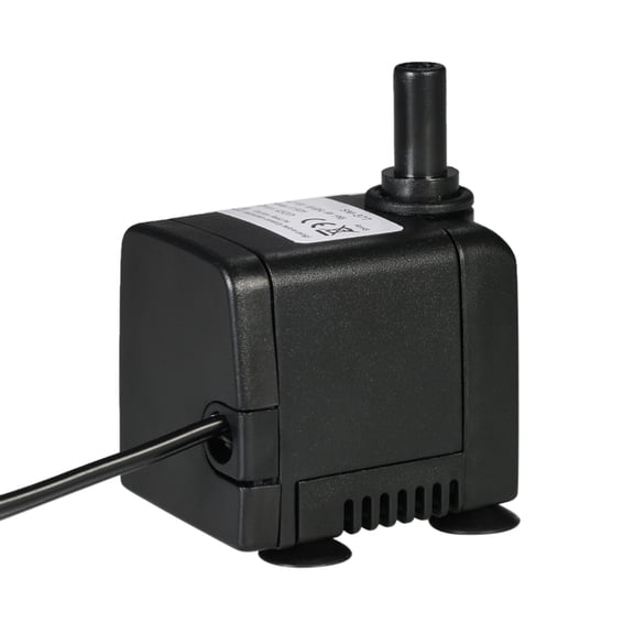 450LH 6W Submersible Pump for Aquarium Tabletop Fountains Pond Gardens and Hydroponic Systems with 2 Nozzles AC110V