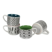 15 oz Coffee Mug Set of 4, Ceramic Coffee Cups for Tea, Cocoa,Latte,Milk