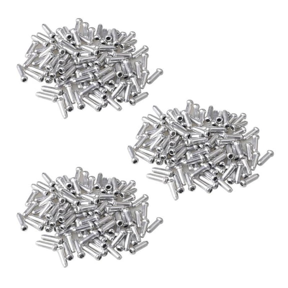 450Pcs Cable End Brake Cable Cap, Aluminum Mountain Bicycle Brake Cable Cap End Tips Crimp