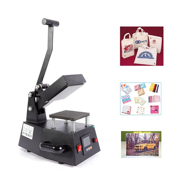 450W 110V Hot Press Machine, Heat Press Machine with LCD Screen, 0-250C, Freestanding