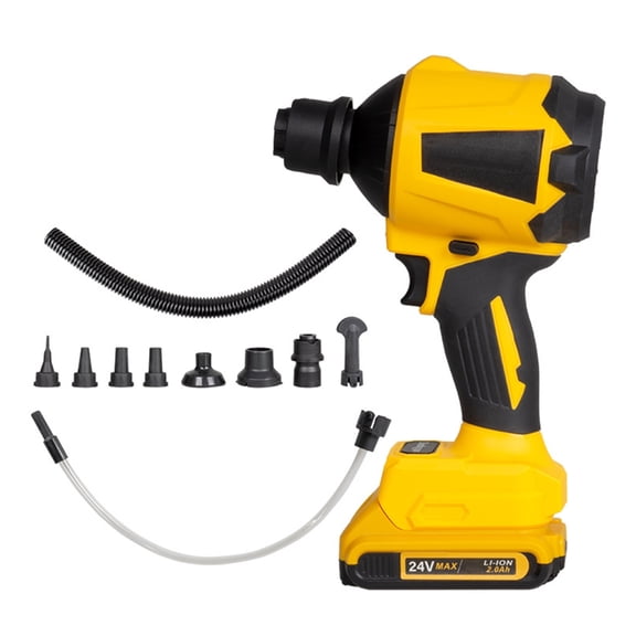 450W Cordless Blower with Brushed and Brushless Motor Option Electric Handheld Blower Fan Blower Tool