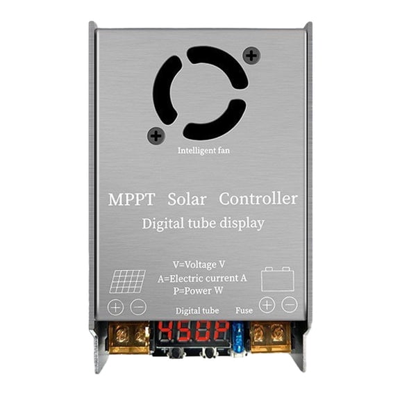 450W MPPT Solar Boost Controller 12V-50V Input Boost Charging Charger Magnesium Aluminum Alloy Protective Housing Controller