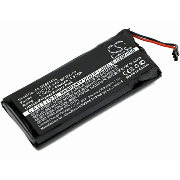 450mAh HAC-006, HAC-BPJPA-C0 Battery for Nintendo HAC-015, HAC-016, HAC-A-JCL-C0, HAC-A-JCR-C0 Switch Controller