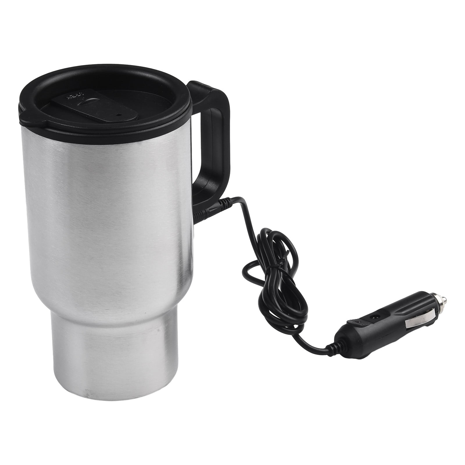 450ml Car Electric Water Heater Mug 12V Stainless Steel Camping
