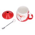 450ml Christmas Cup Large Capacity Ceramic Tea Milk Cup Coffee Mug with