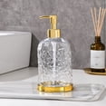 thumbnail image 1 of 450ml Elegant Hand Soap Dispenser Pump for Stylish Bathrooms and Kitchens | Multi-Purpose Use for Liquid Soap, Lotion, Shampoo, | Perfect Addition to Your Countertop or Office Space, 1 of 6