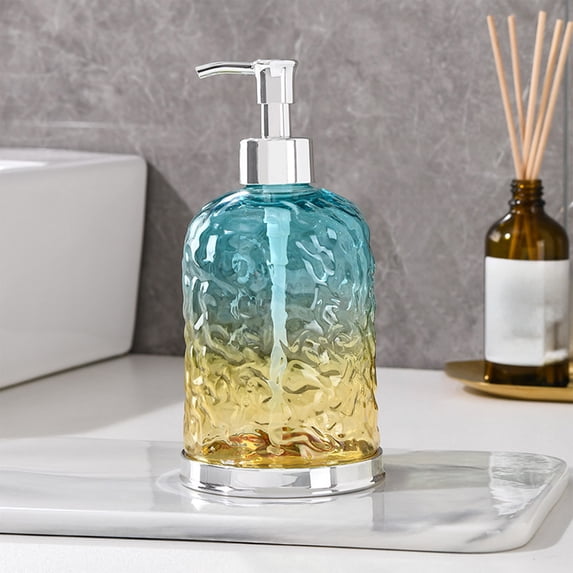 450ml Elegant Hand Soap Dispenser Pump for Stylish Bathrooms and Kitchens | Multi-Purpose Use for Liquid Soap, Lotion, Shampoo, | Perfect Addition to Your Countertop or Office Space