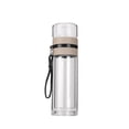 thumbnail image 1 of 450ml Glass Double Wall Tea Infuser Bottle with Strainer, Heat-Proof and Leak-Proof Loose Leaf Tea Separation Cup, Portable Design for Brewing Perfect Tea at the Office or During Travel, 1 of 6