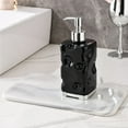 thumbnail image 1 of 450ml Hand Soap Dispenser Pump Bottle, Refillable Bathroom Kitchen Sink Countertop Organizer, Clear Modern Design, 1 of 6