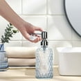 thumbnail image 1 of 450ml Pineapple Shaped Glass Foaming Soap Dispenser, Soap Dispenser, Foam Pump Bottle, Refillable & Leak Proof Glass Container for Bathroom Sink, for Kitchen & Bathroom Organization, White, 1 of 6