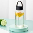 thumbnail image 1 of 450ml Plastic Cup - Clear, Minimalist, Stylish Sports Water Bottle Outdoor Portable Handheld Cup, 1 of 6