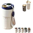 thumbnail image 1 of 450ml Smart Thermos Bottle with LED Temperature Display, Portable Reusable Stainless Steel Coffee Cup for Travel Car Office, Leak-Proof Lid, 1 of 8