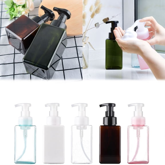 450ml Square Foaming Soap Dispenser – Pink
