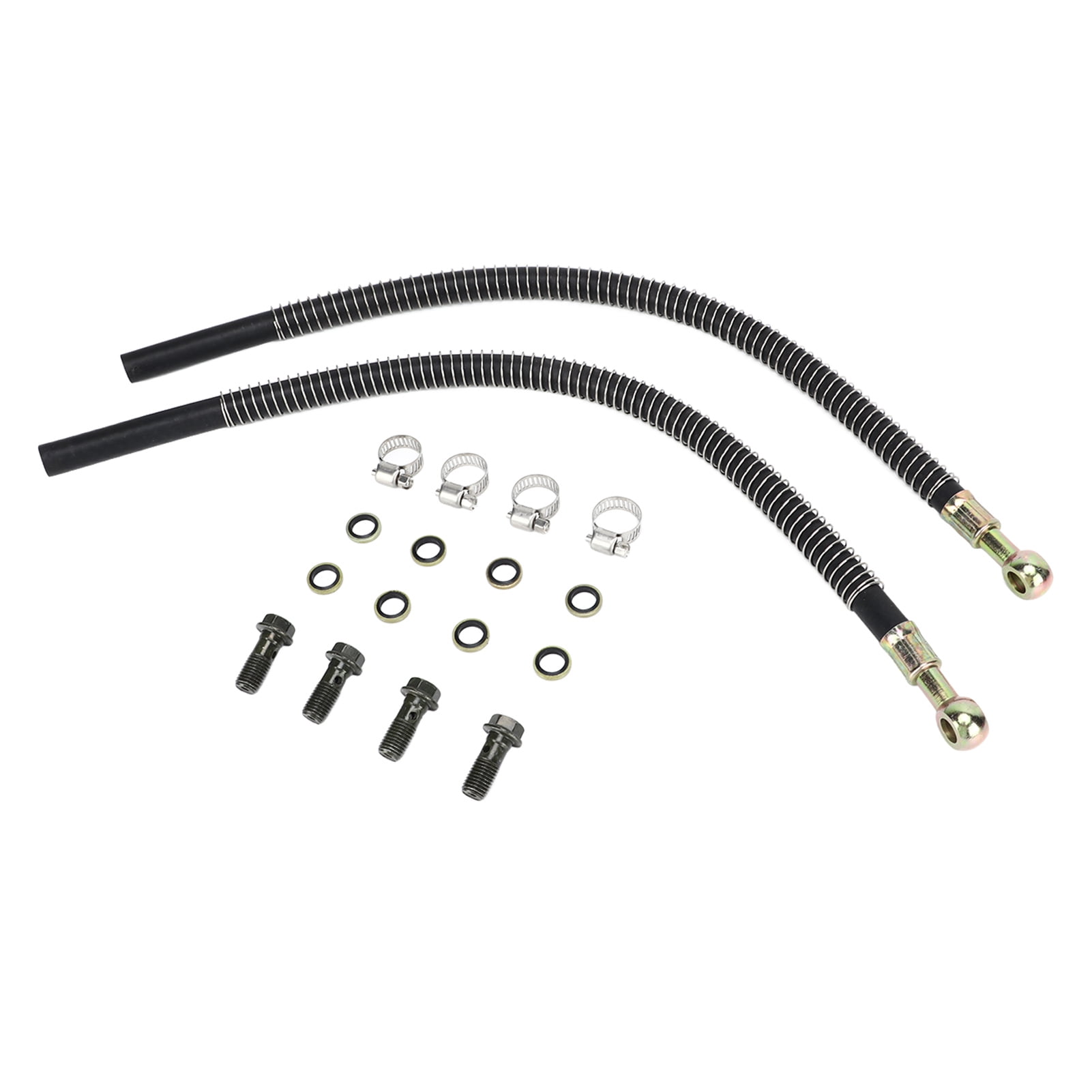 450mm Radiator Coolant Hose Kit with M10x1.25 Screws Fit For 125cc