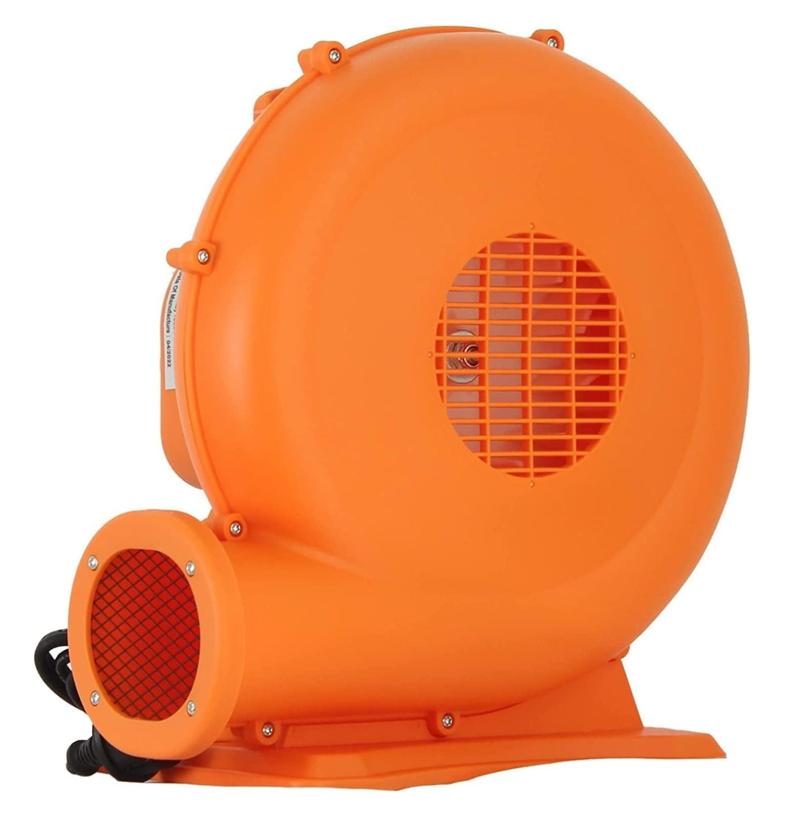 450w (0.6hp) Inflatable Blower Fan Replacement Air Blower for Bounce House, Inflatables, Inflatable Water Park Water Slide, Grade Bouncers and Movie Screens