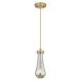 thumbnail image 1 of 451-1P-BB-G451-4ME Innovations Lighting Owego - 1 Light Cord Hung Pendant-4.75 Inch Wide and 11 Inch Tall-Brushed Brass Finish-Mercury Glass Color, 1 of 6