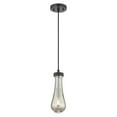 thumbnail image 1 of 451-1P-BK-G451-4ME Innovations Lighting Owego - 1 Light Cord Hung Pendant-4.75 Inch Wide and 11 Inch Tall-Matte Black Finish-Mercury Glass Color, 1 of 6
