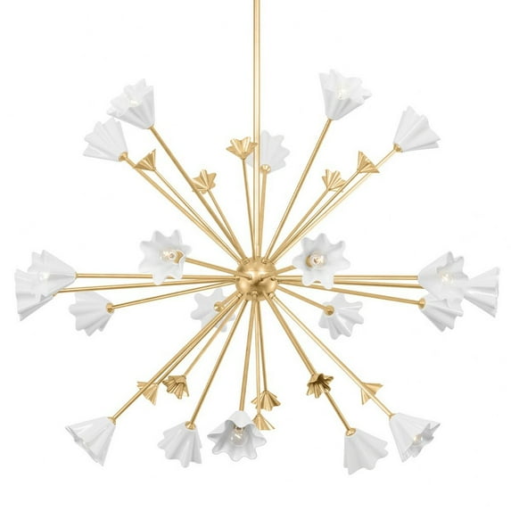 451-44-VGL-Corbett Lighting-Julieta - 20 Light Chandelier-42.5 Inches Tall and 56 Inches Wide