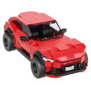 451PCS Red & Black Large Simulation Convertible Car Building Blocks Model, Desktop Decor Collectible Gift for Adults Teens, Birthday Present