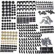 452 Pcs Gear Set Compatible with Lego Technic, Chain Link Connectors Gears Bricks for Robot STEM MOC  Random Color