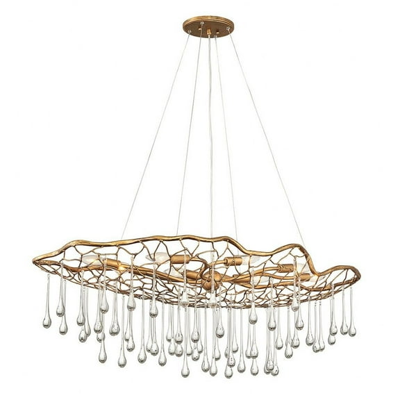 45308BNG Hinkley Lighting Laguna - Eight Light Linear Chandelier