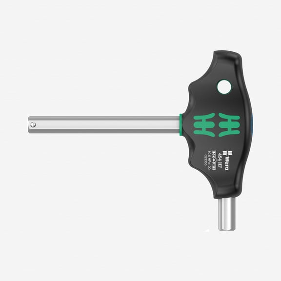 454 HF T-handle hexagon screwdriver Hex-Plus with holding function, 10 x 100 mm