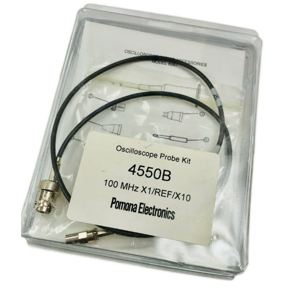 4550B Oscilloscope, 1.2 m, 100 MHz @ -3 db, 300 V (Max.), 10 Megohms, 10.5 pF (Max.)