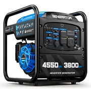 4550W Portable Gas Inverter Generator for Home Backup,Emergency,Camping,1.65 Gallon
