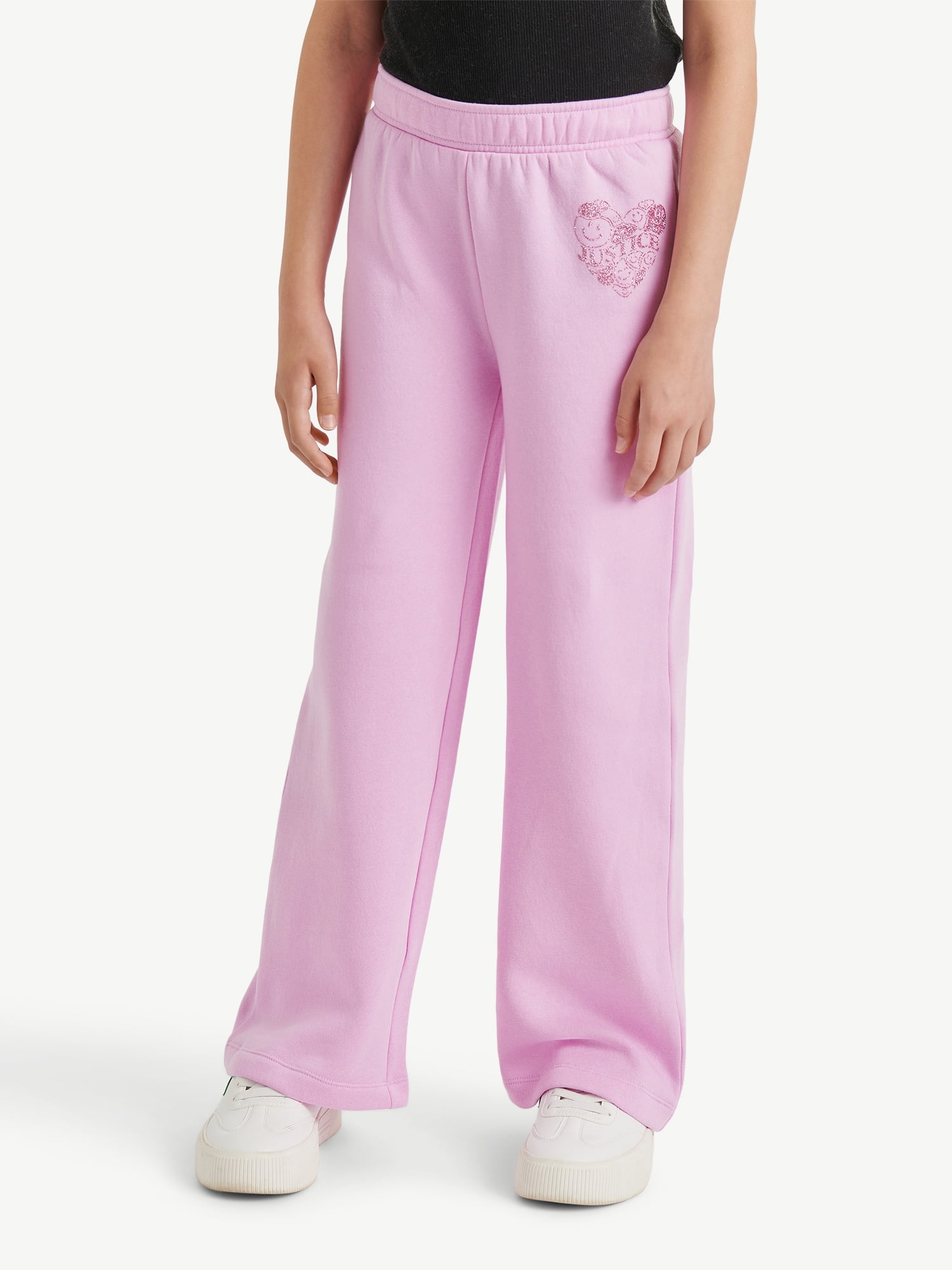 Justice Girls Fleece Wide Leg Pants, Sizes XS - XLP - Walmart.com