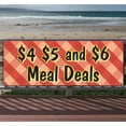 thumbnail image 1 of 456 Meal Deal 13 oz heavy duty vinyl banner sign with metal grommets, new, store, advertising, flag, (many sizes available), 1 of 3