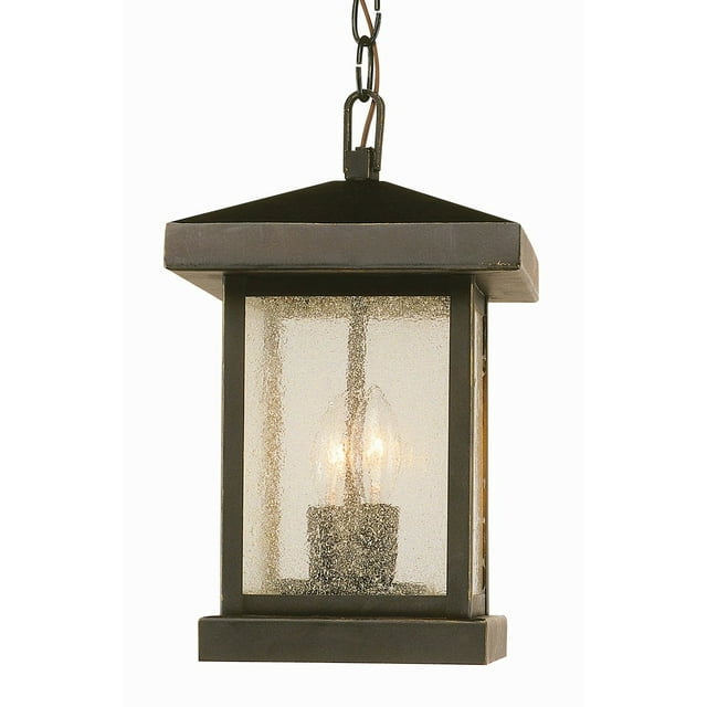 45643 WB-Trans Globe Lighting-Two Light Outdoor Hanging Lantern