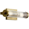 thumbnail image 1 of 45648NBR Kichler Lighting Azores - 2 Light Bath Vanity In Industrial Style-4.5 Inches Tall and 16 Inches Wide-Natural Brass Finish, 1 of 2