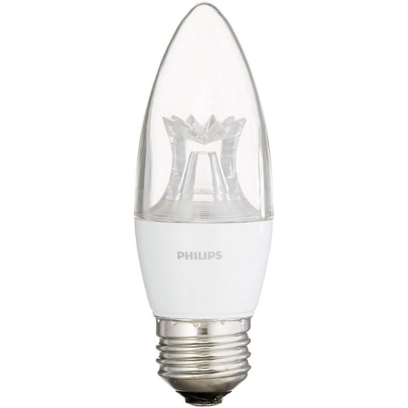 457192 4.5 Watt Led, Medium Base, B12 Clear, Blunt, Deco Wg