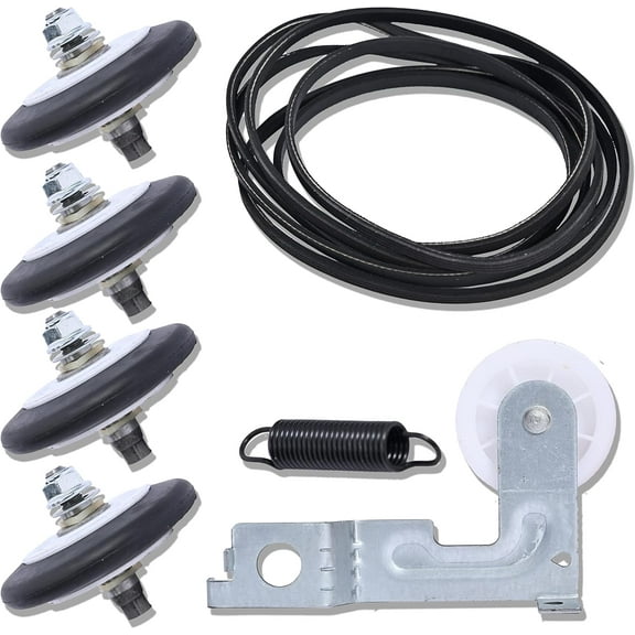 4581EL2002C Dryer Drum Roller Wheel and Shaft Pack of 4 For LG 4581EL2002H