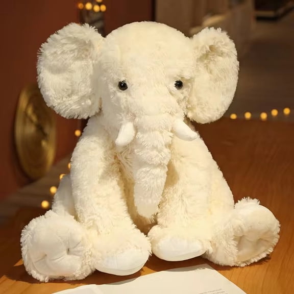 45CM Soft Elephant Plush Large Elephant Toy Stuffed Animals Plushies Pillow Accompany Doll Gift