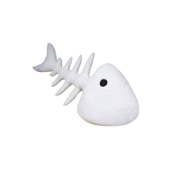 45Cm Fish Bone Shaped Plush Toy, Soft Stuffed Animal Plush Doll For Decoration And Play With No Tags, Cute Birthday Gift For Friends And Classmates, Graduation Keepsake For
