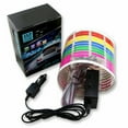 45Cm Rgb Car Music Rhythm Led Flash Light Sound Activated Equalizer
