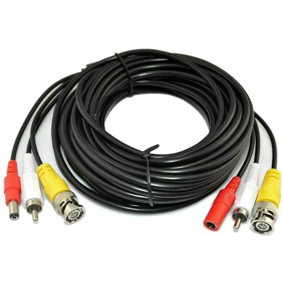 45Ft Cctv Security Camera Dvr Video Audio Power Surveillance Bnc Cable Wire Cord