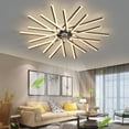 thumbnail image 1 of 45Inches Ceiling Fan with Lights Remote Control Dimmable LED, 6 Gear Wind Speed Fan Light, 1 of 5