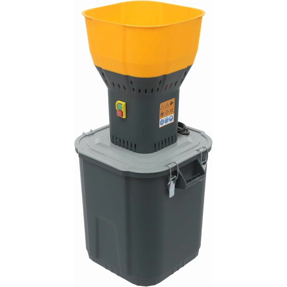 45L/11.89Gal Electric Grain Grinder, 110V 1300W Dry Corn Grinder Mill w/5 Filters+1 Wrench, Agricultural Feed Grinding Machine for Corn Rice Wheat Coffee Beans, Home & Restaurant (45L)