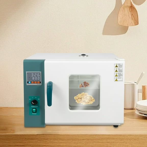 45L Convection Oven with Air Frying, Adjustable Temperature (10-572F), Stainless Steel, Two-Layer Design, 1000W - Large Capacity for Baking, Drying & Food Insulation