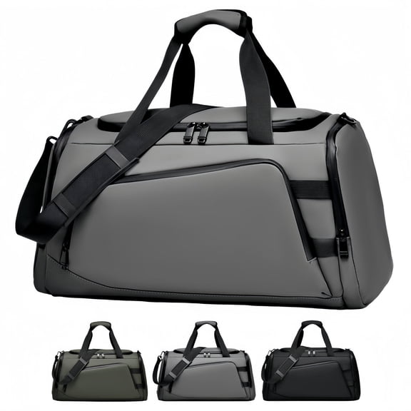 Gym Bag for Men Sport ,Travel Duffle Bag for Women Men, Water Resistant Fitness Sport Tote Bags Travel Weekend Overnight Carry on Bag with Shoe & Wet Pocket