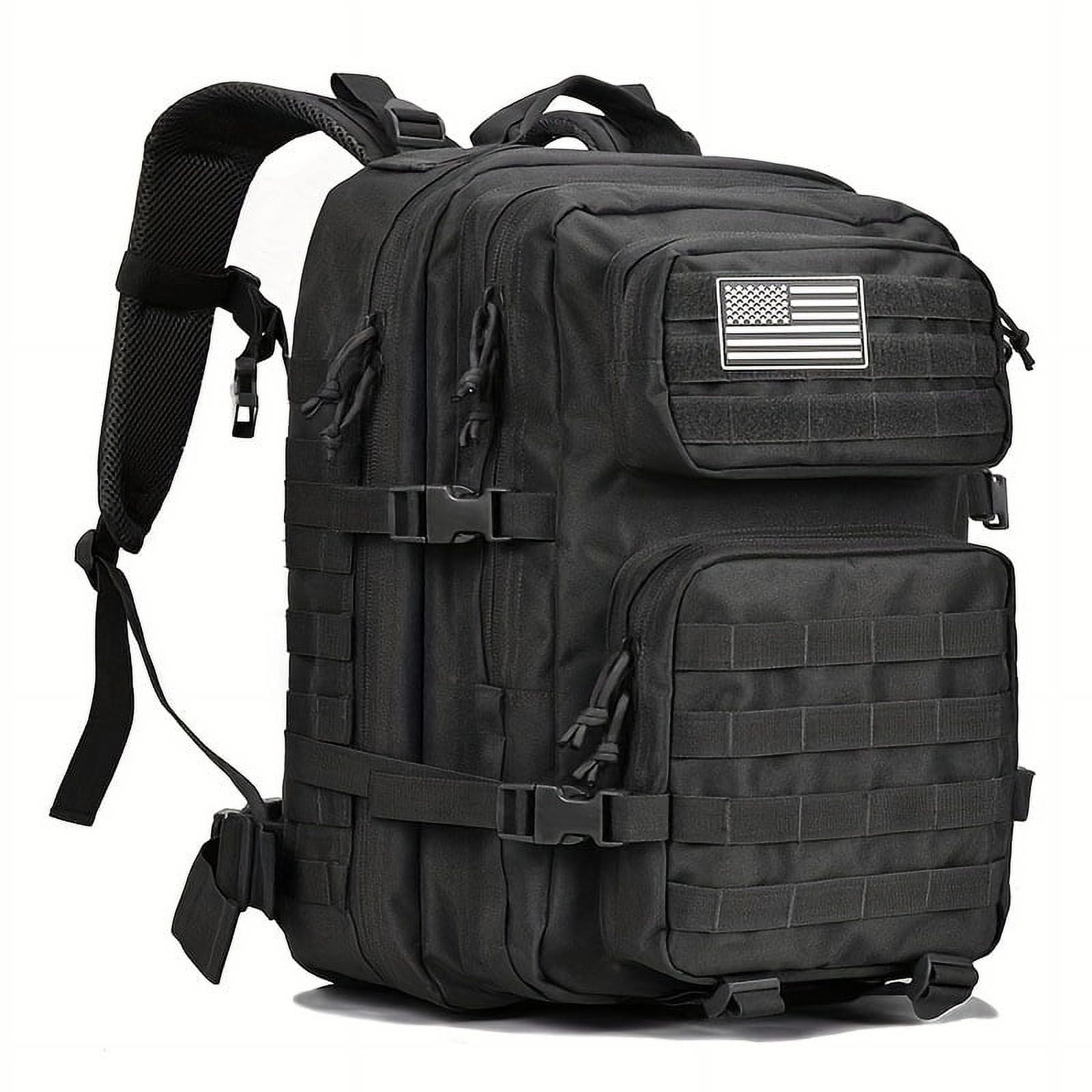 45L Large Military Tactical Backpack - Perfect for Men & Women, With ...