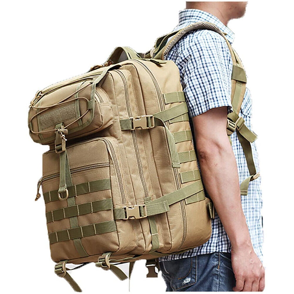 Emergency Bag For School YAKEDA Tactical Backpack For Men 45L